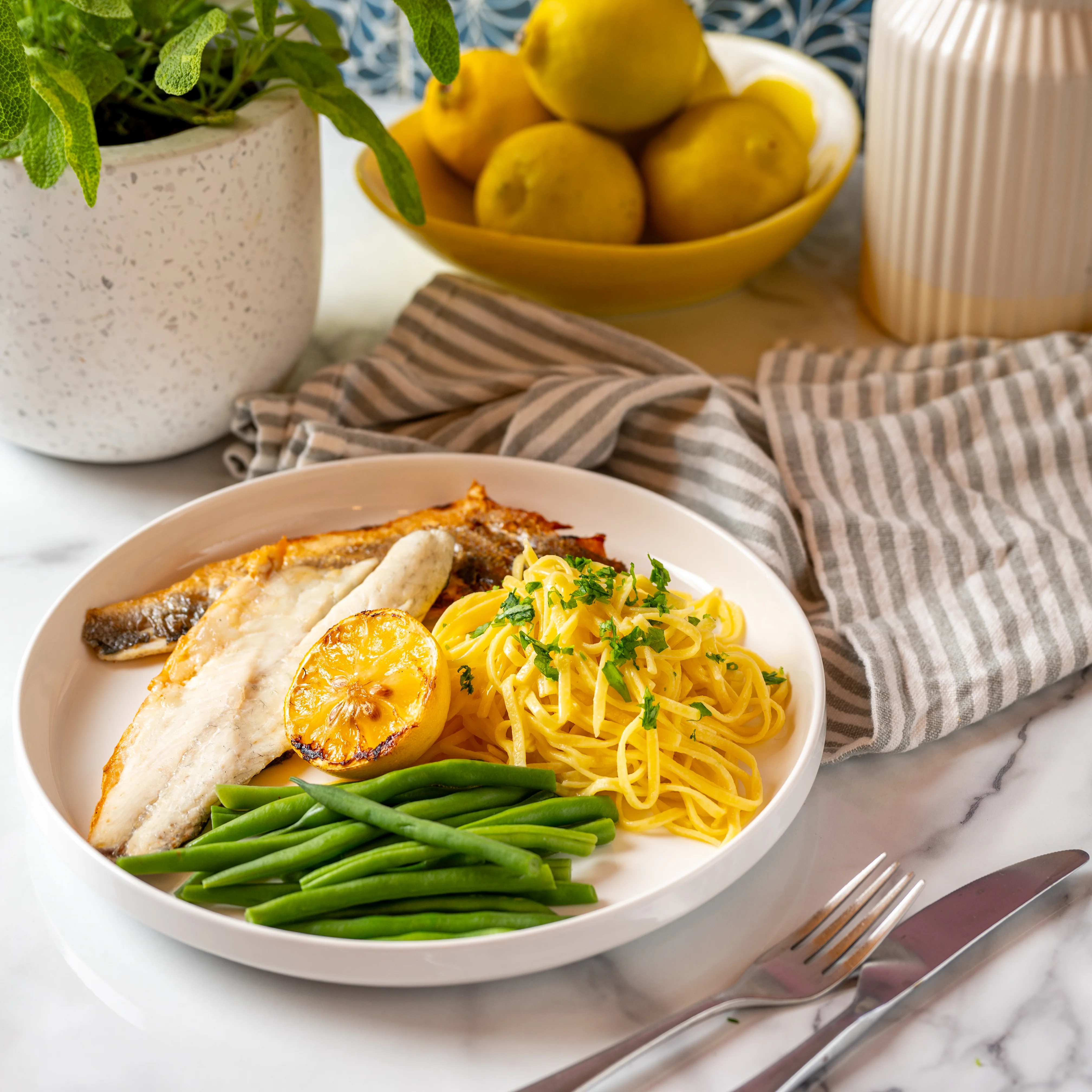 Tagliolini al LImone - Durum Wheat, Fine Egg Pasta with Lemon, 250g - Image 3